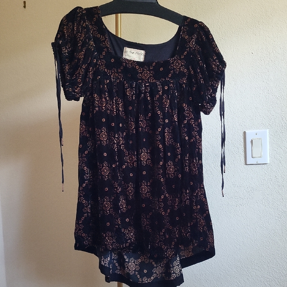 NWT We The Free Velvet Summer Camp Tunic SZ XS - Picture 5 of 12